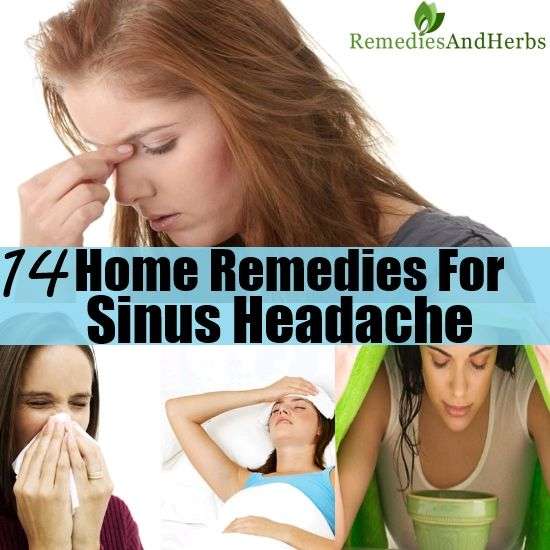 14 Home Remedies for Sinus Headache