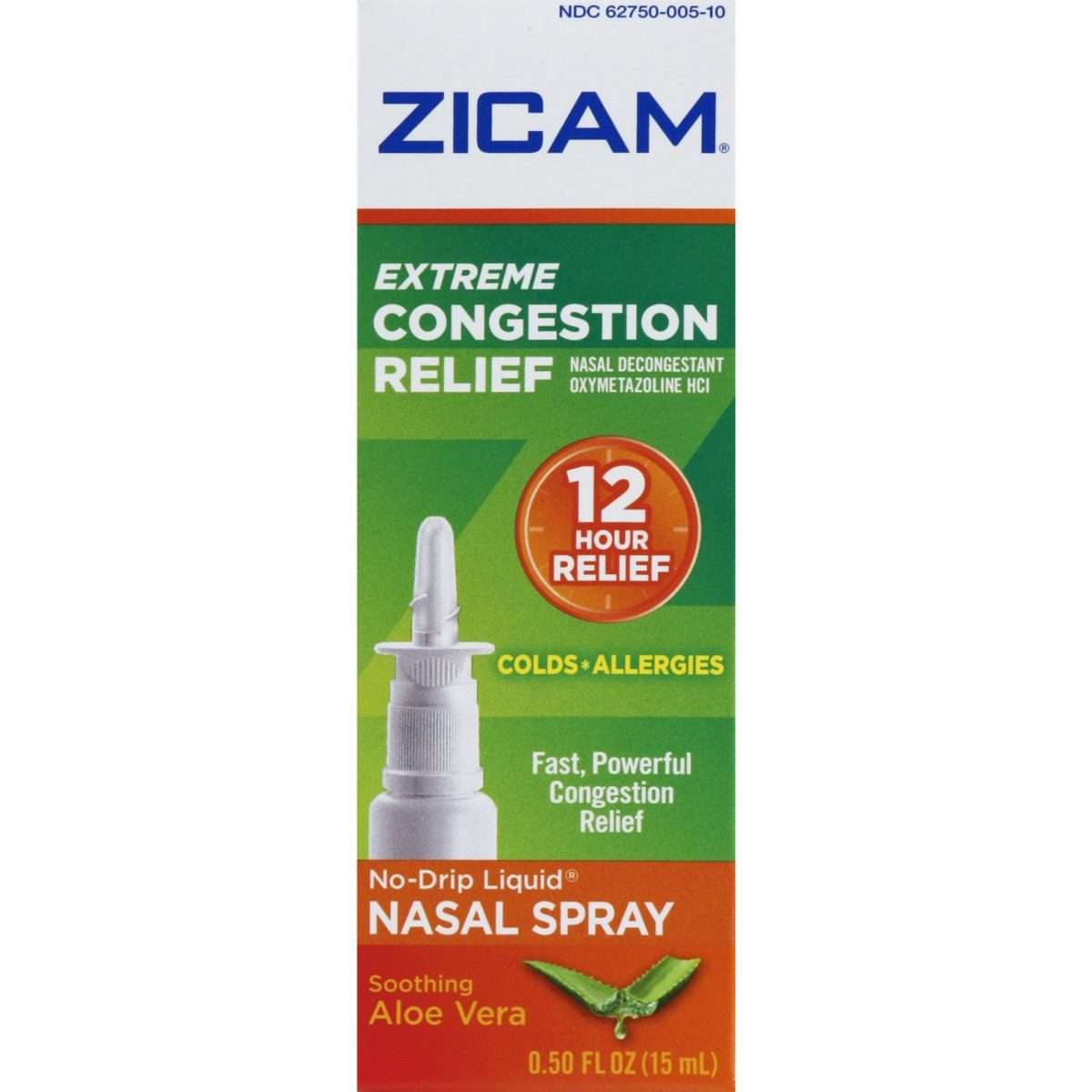 4 Pack Zicam Extreme Congestion Relief Liquid Nasal Spray 0.50Oz Each ...