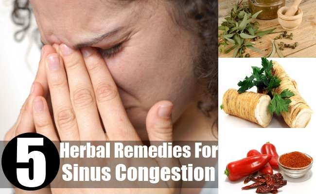 5 Sinus Congestion Herbal Remedies, Natural Treatments And Cure ...