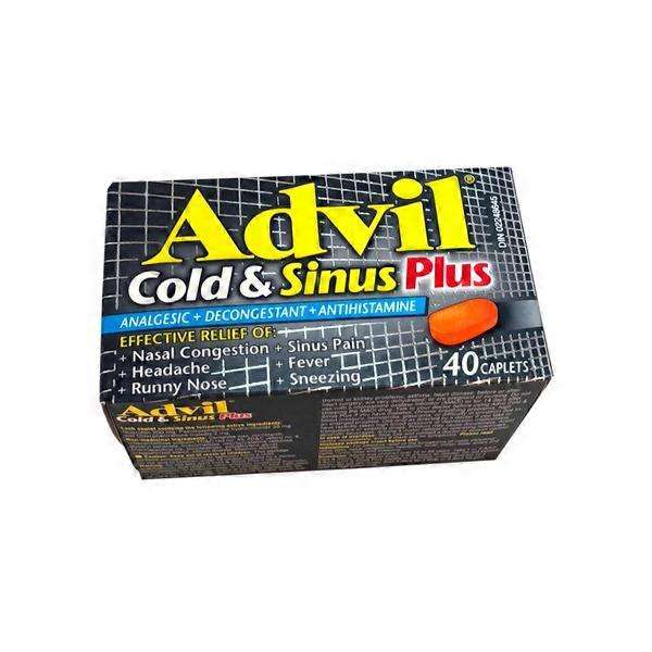 Advil 787358 Cold &  Sinus Plus Caplets (40 ct)