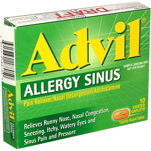 Advil Allergy Sinus, Coated Caplets