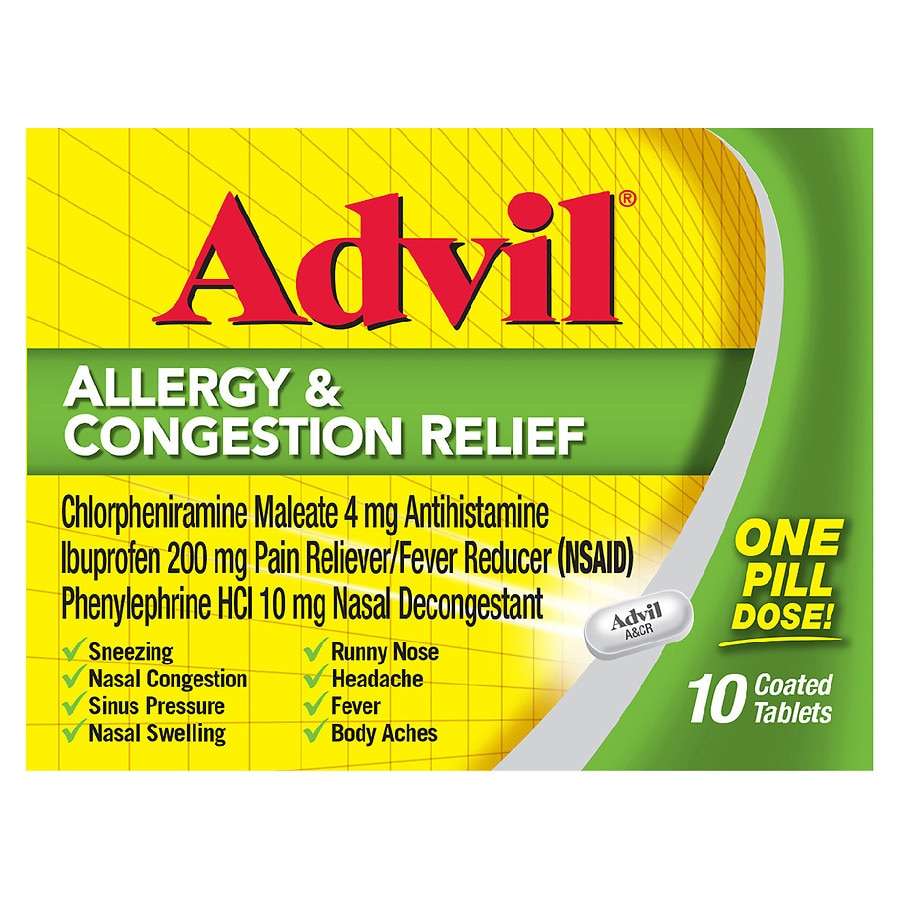 Advil Cold And Sinus Walgreens