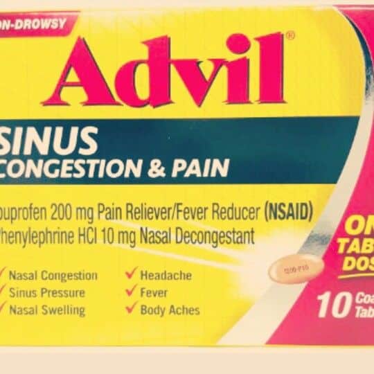 Advil Cold And Sinus
