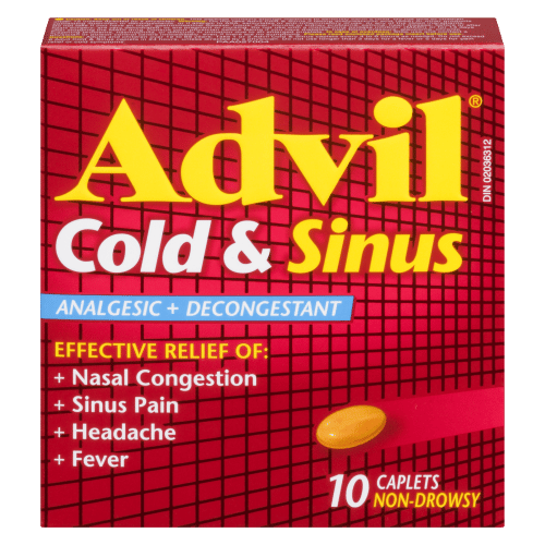 Advil Cold &  Sinus 10 Caplets â Roulston