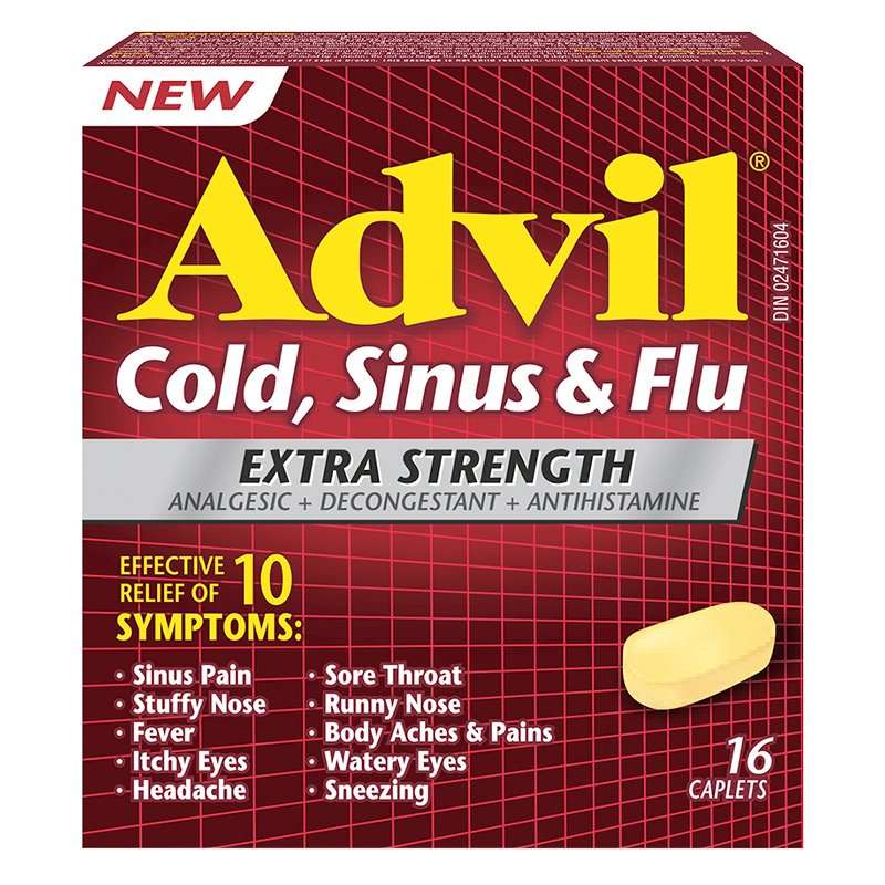 Advil Cold Sinus And Flu
