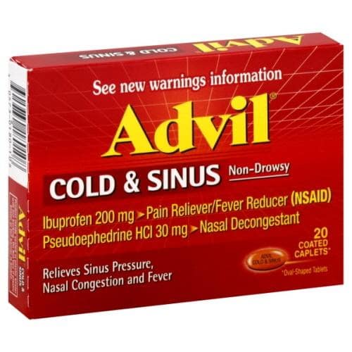 Advil Cold &  Sinus, Non