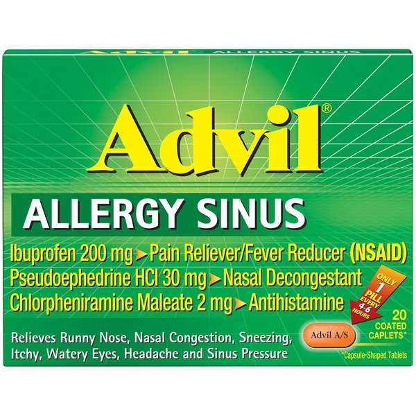 Advil Sinus Congestion And Pain Cvs