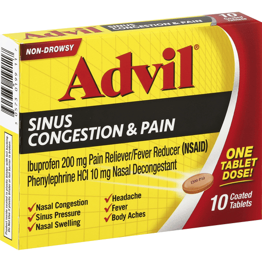 Advil Sinus Congestion &  Pain, Non