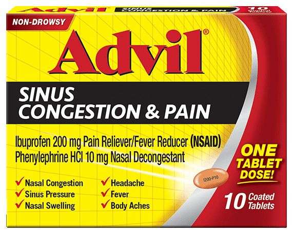 Advil® Sinus Congestion &  Pain Reviews 2020