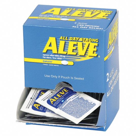 ALEVE Aleve Pain Relief, Tablet, 50 x 1, Regular Strength, Naproxen ...