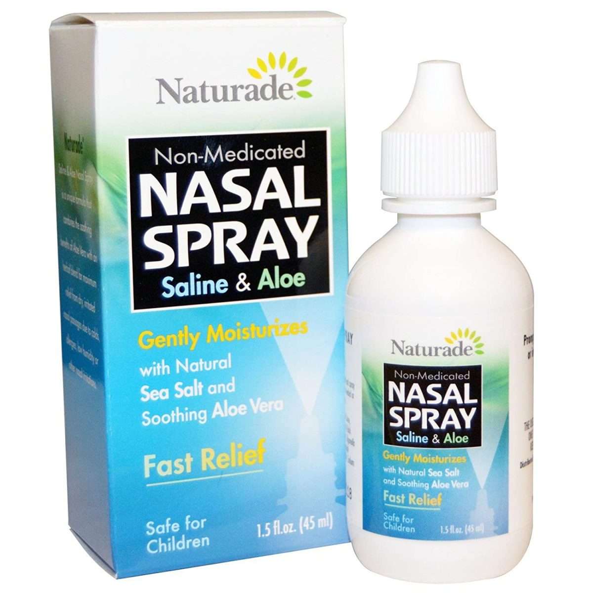 Amazon.com: NATURADE SALINE &  ALOE NASAL SPRAY, 1.5 FZ , 6 pack ...