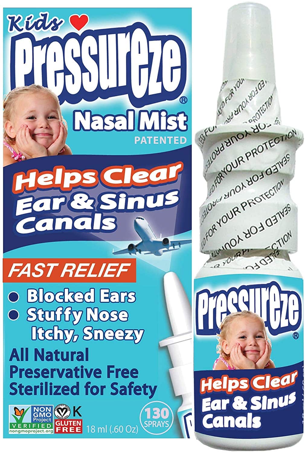Amazon.com: Pressureze Nasal Mist for Kids