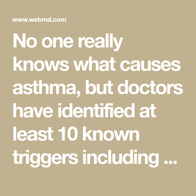 Asthma Causes and Triggers