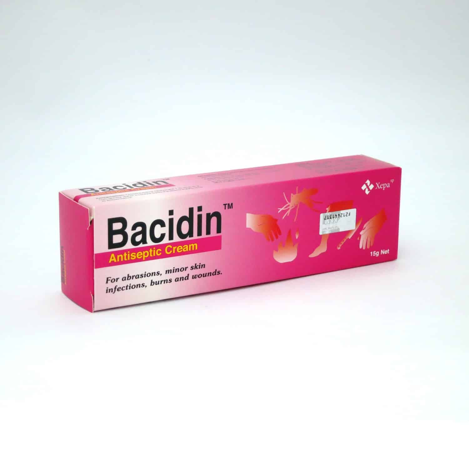 Bacidin Antiseptic Cream 15g
