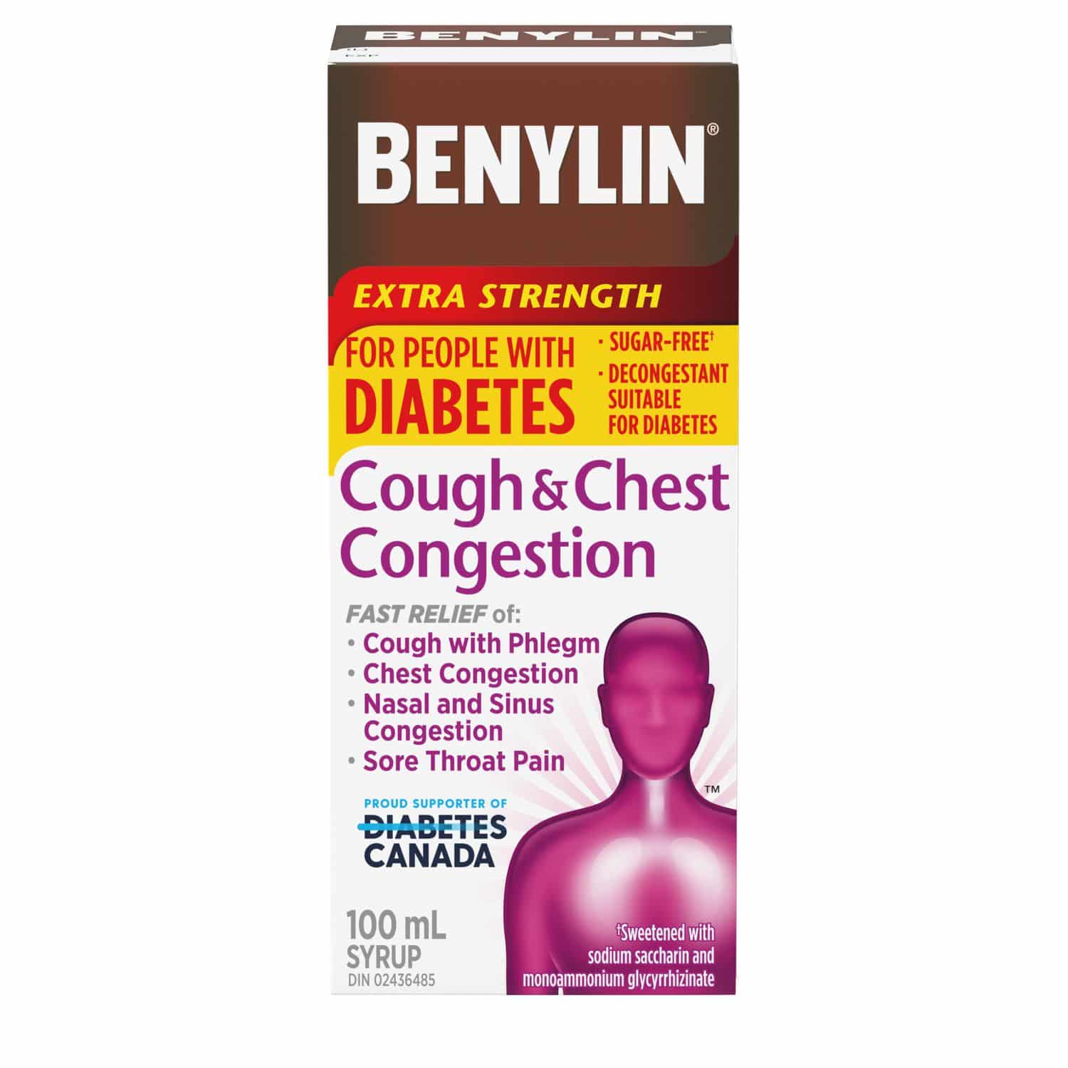 BENYLIN® Extra Strength Cough &  Chest Congestion Syrup, Suitable for ...