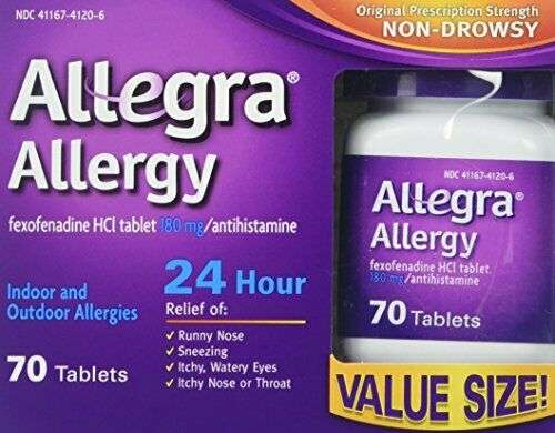 BEST Allergy Relief Medicine Tablets