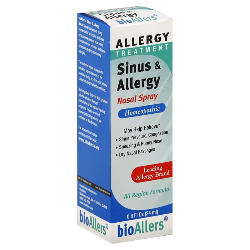 bioAllers Allergy Treatment Sinus &  Allergy Nasal Spray All Region ...