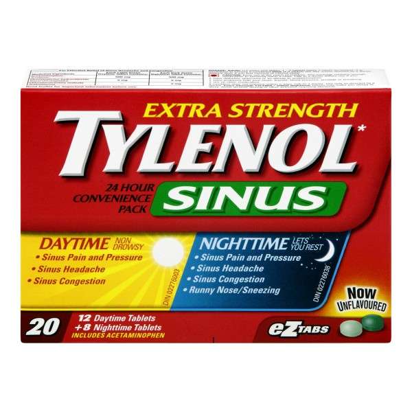 Buy Tylenol Extra Strength Sinus Daytime/Nighttime ...