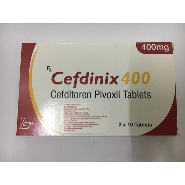 Cefdinix 400mg/kháng sinh