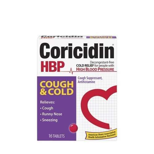 coricidin hbp cold and flu : Well Coricidin Hbp Cough &  Cold Tablets 16 ...