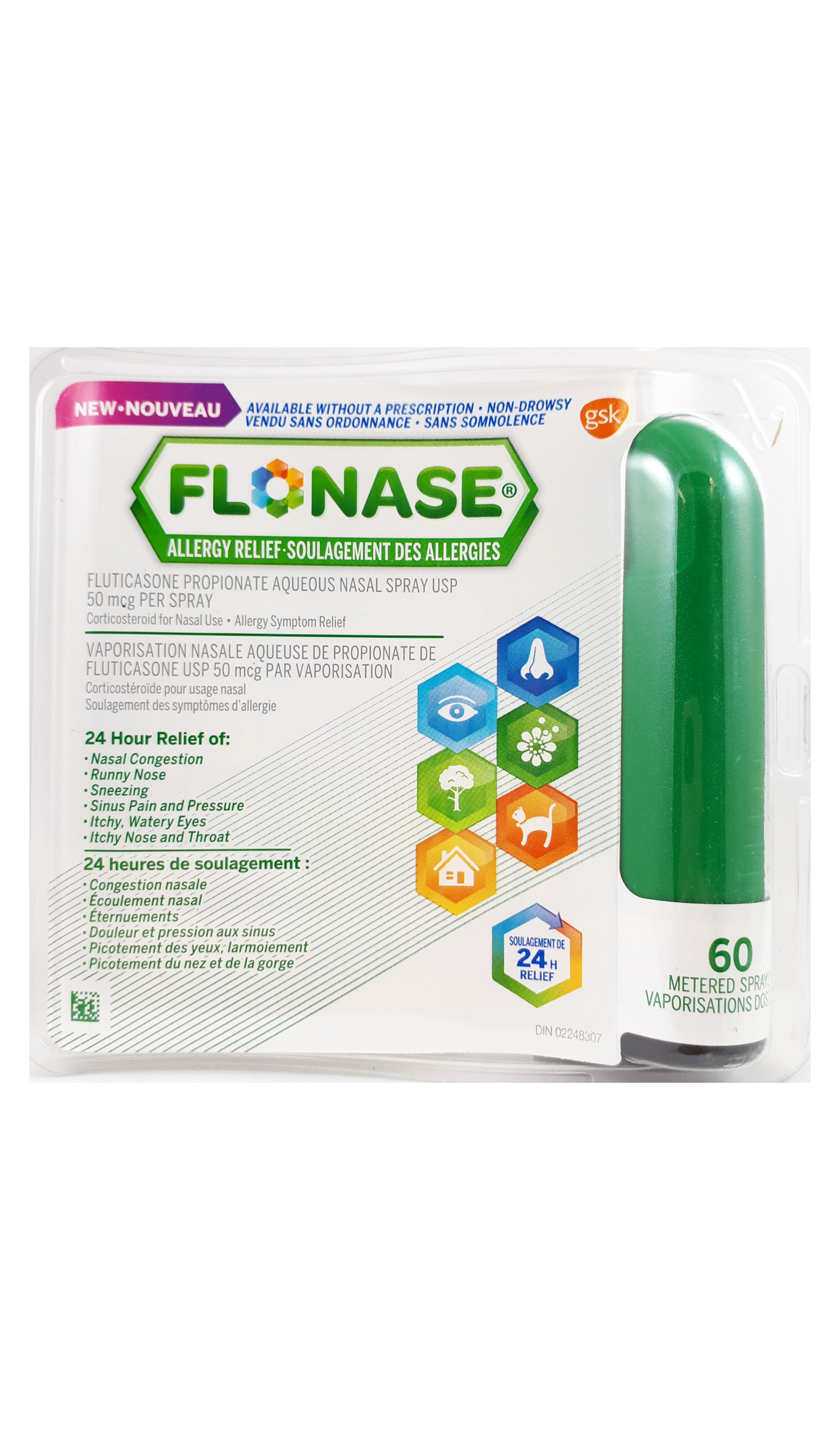 Flonase Spray 50mcg, 60 doses â Green Valley Pharmacy