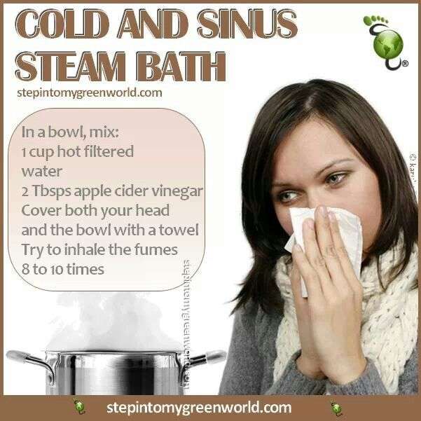 For Colds: Home Remedy Steam Bath