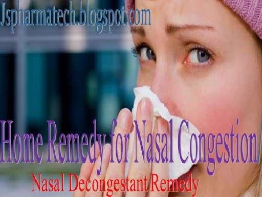Home Remedy for Nasal Congestion/ Nasal Decongestant ...