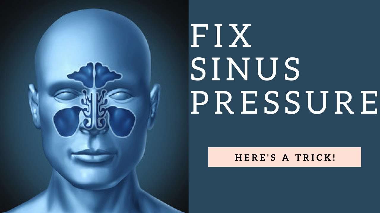 How To RELIEVE Sinus Pressure &  Unblock A Clogged Stuffy ...