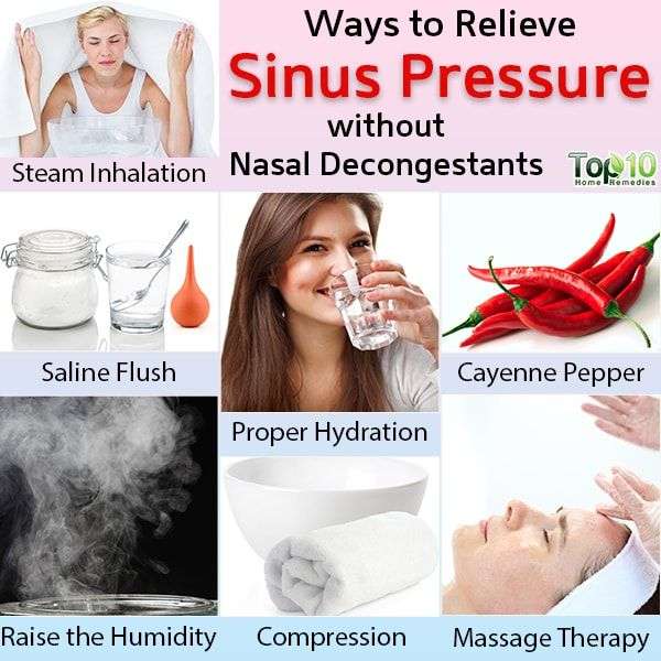 How to Relieve Sinus Pressure without Nasal Decongestants ...