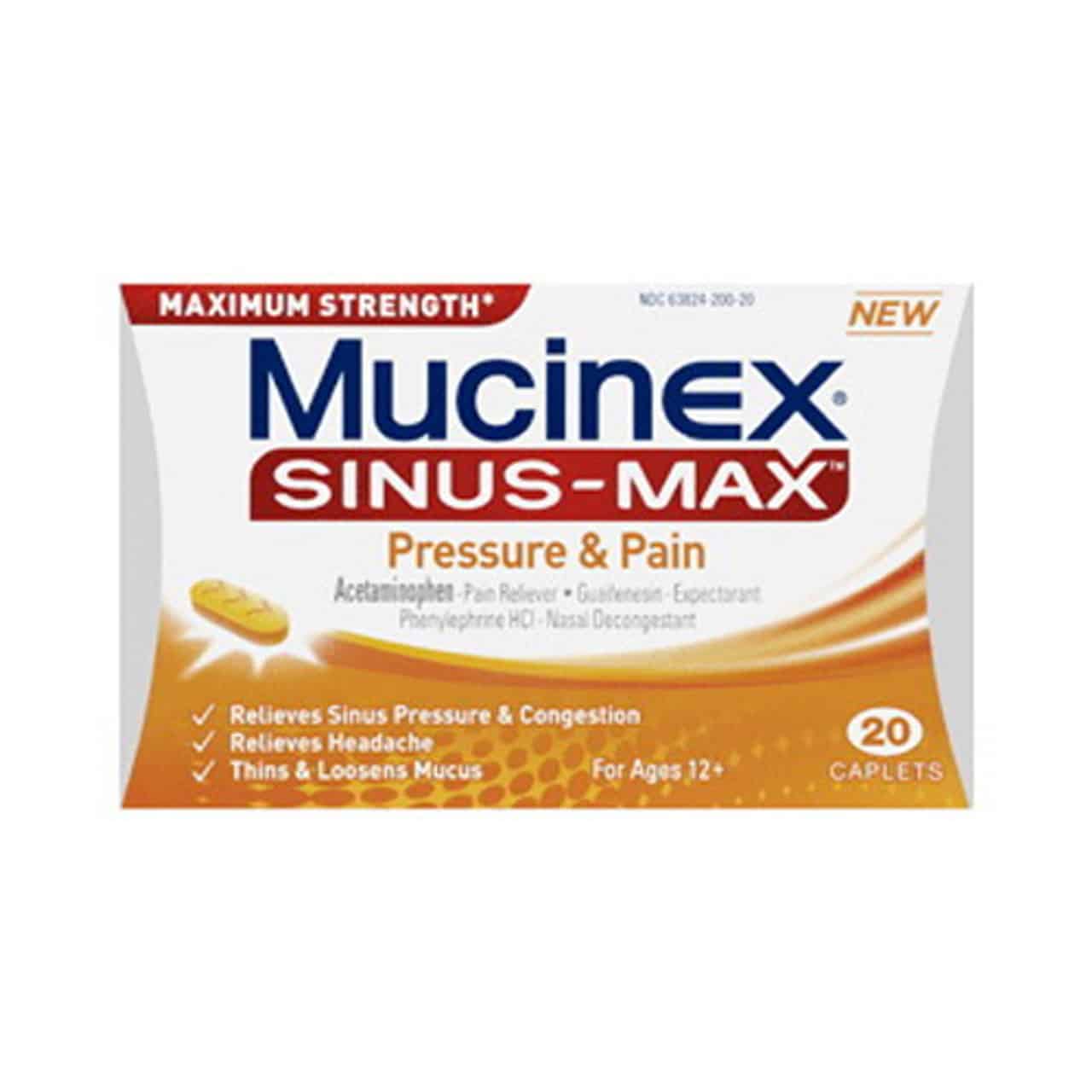 Mucinex Sinus Pain And Pressure Caplets