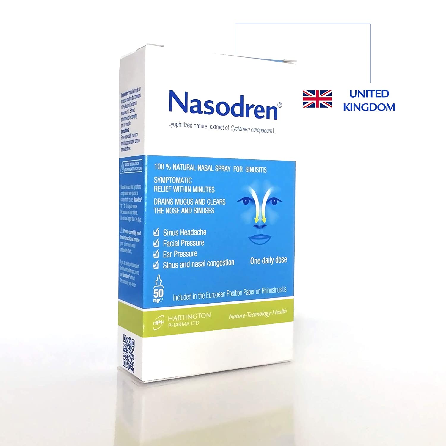 Nasodren®: Nasal Spray for Sinus Infection Symptoms Relief: Amazon.co ...