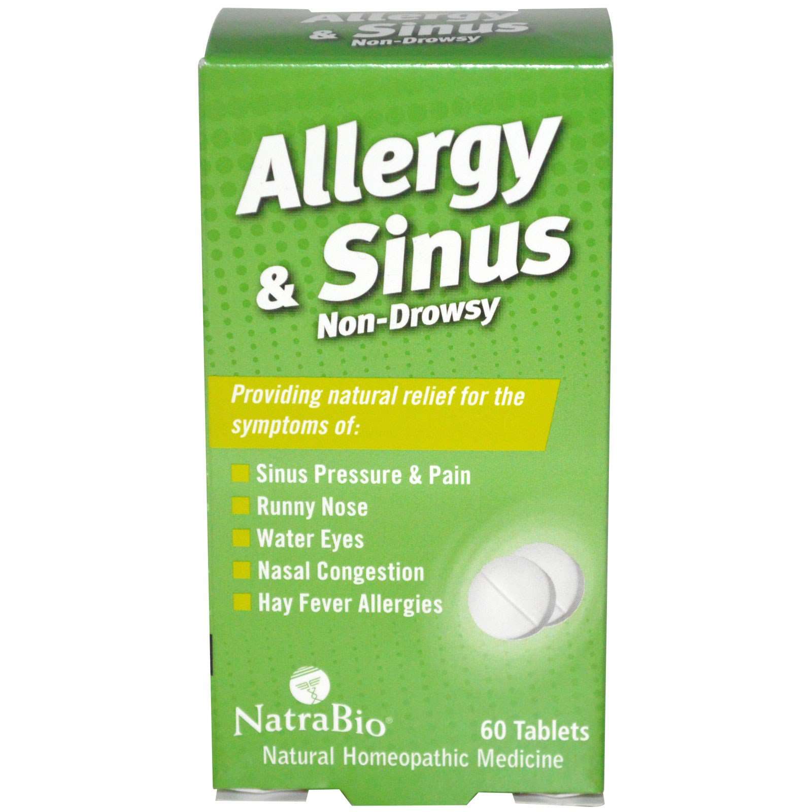 NatraBio, Allergy &  Sinus, Non