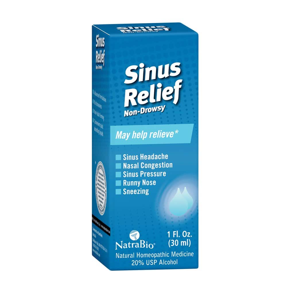 NatraBio Sinus Relief Homeopathic Drops