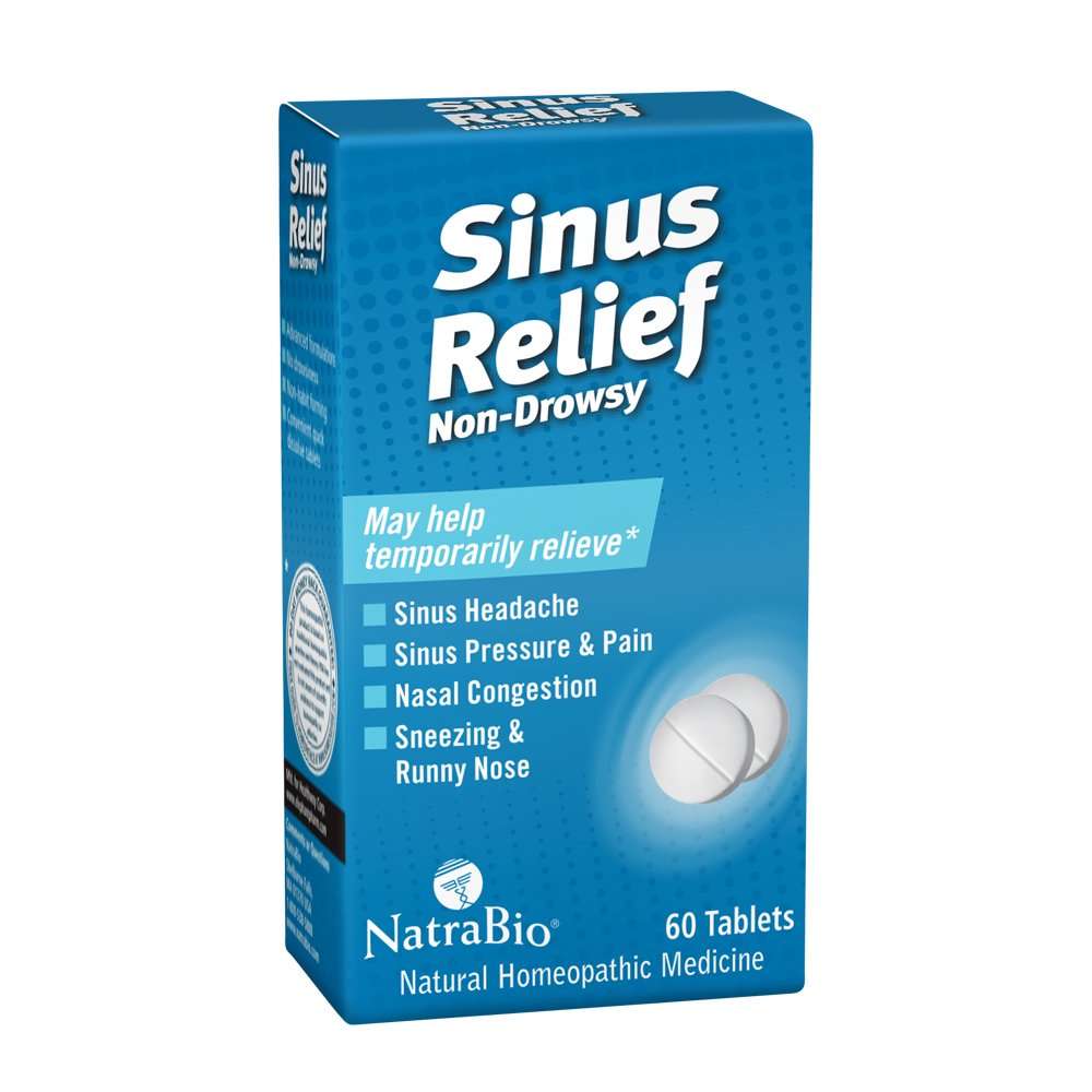 NatraBio Sinus Relief Homeopathic Formula