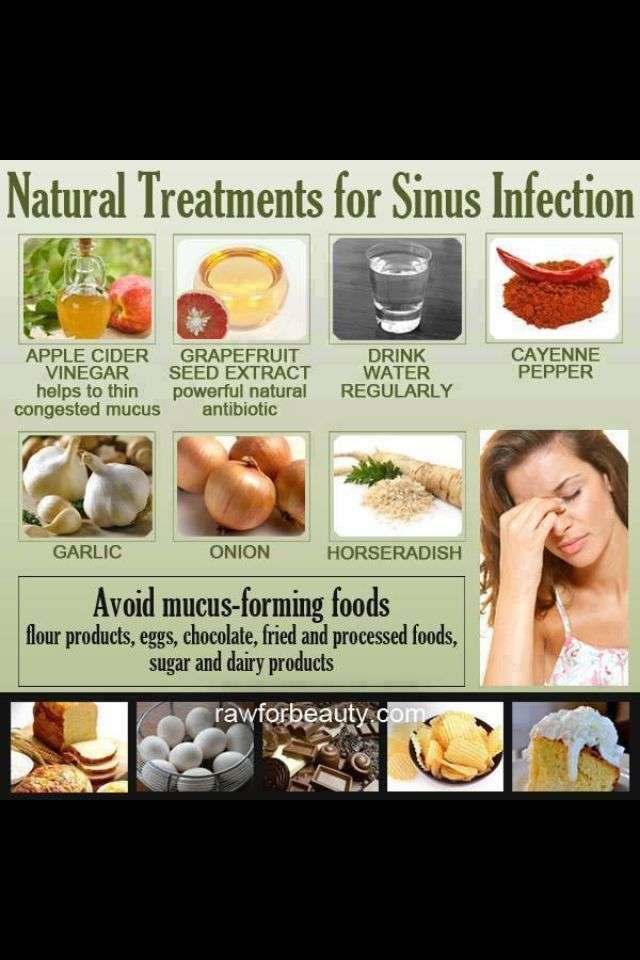 Natural remedies for sinus infections.