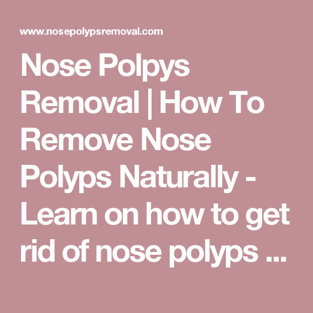Nose Polpys Removal