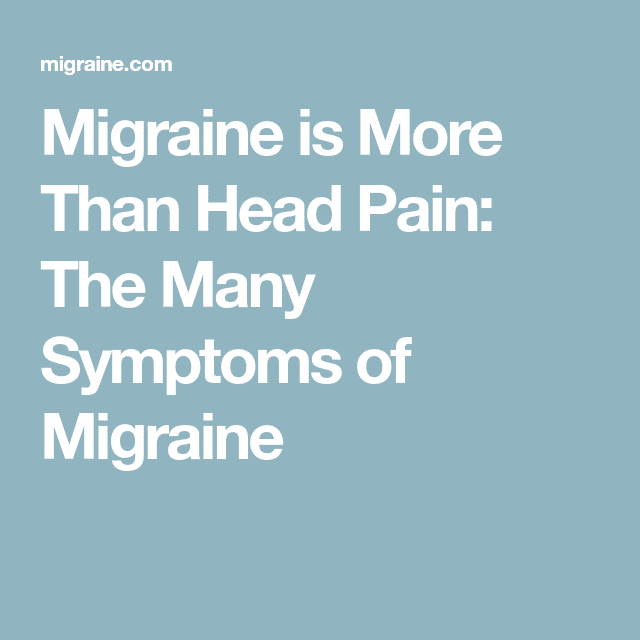 Pin on migraine