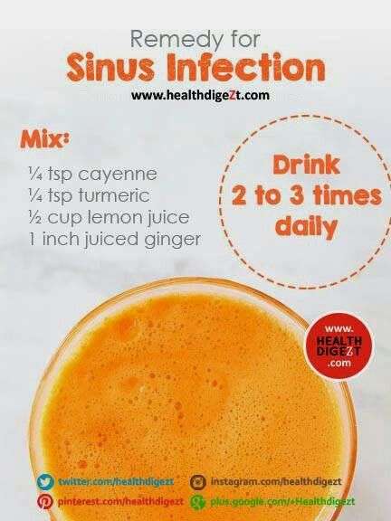Remedy for sinus infection