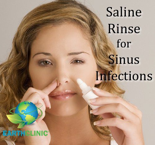Saline Rinse for Sinus Infections