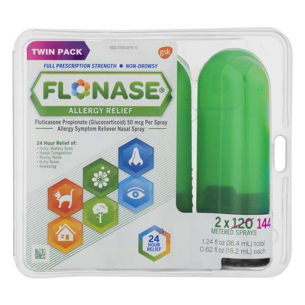 Save on Flonase Allergy Symptom Reliever Nasal Spray Twin Pack Order ...