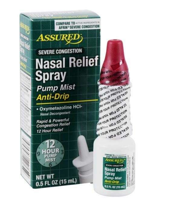 Severe Congestion Nasal Relief Spray, 0.5 fl. 639277215284