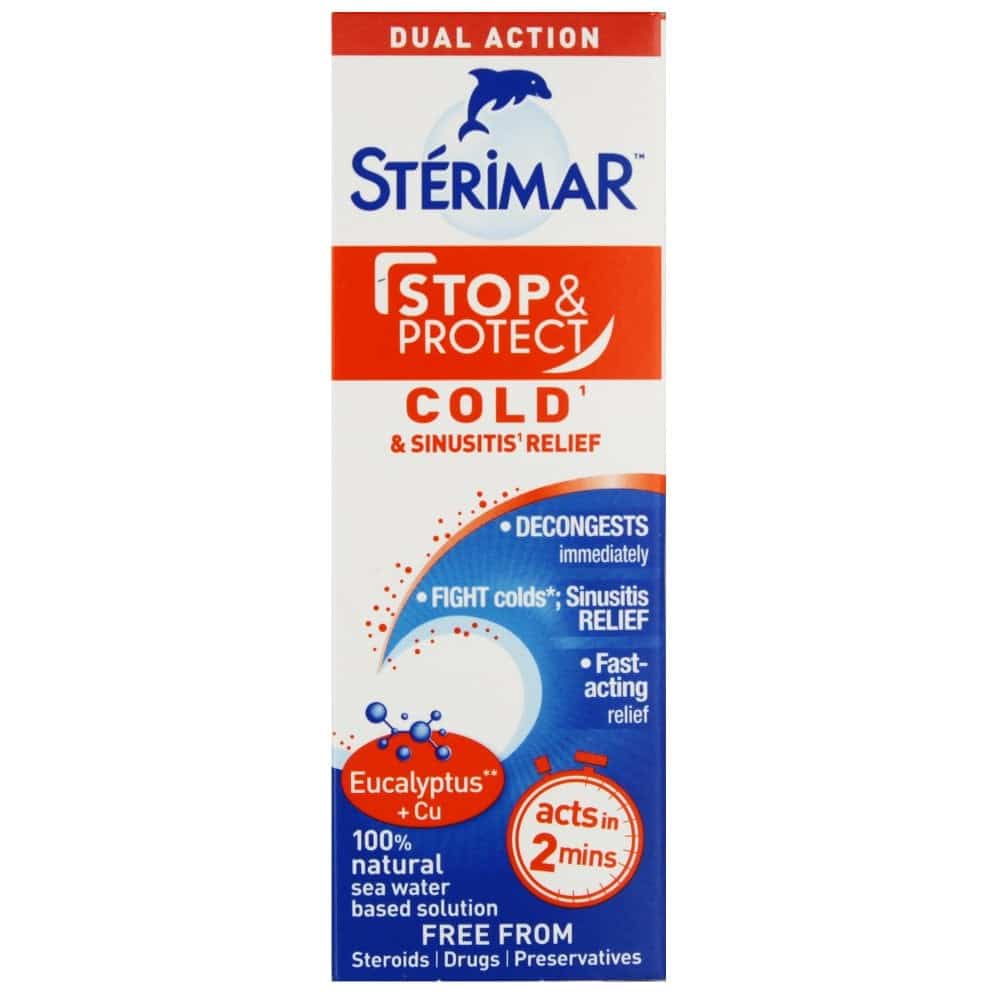 Sterimar Stop &  Protect Cold And Sinus Relief Nasal Spray 20ml