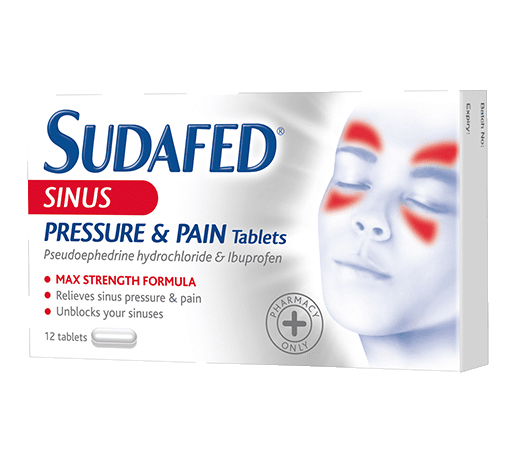 Sudafed® Sinus Pressure &  Pain Tablets