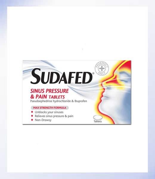 Sudafed Sinus Pressure &  Pain Tablets