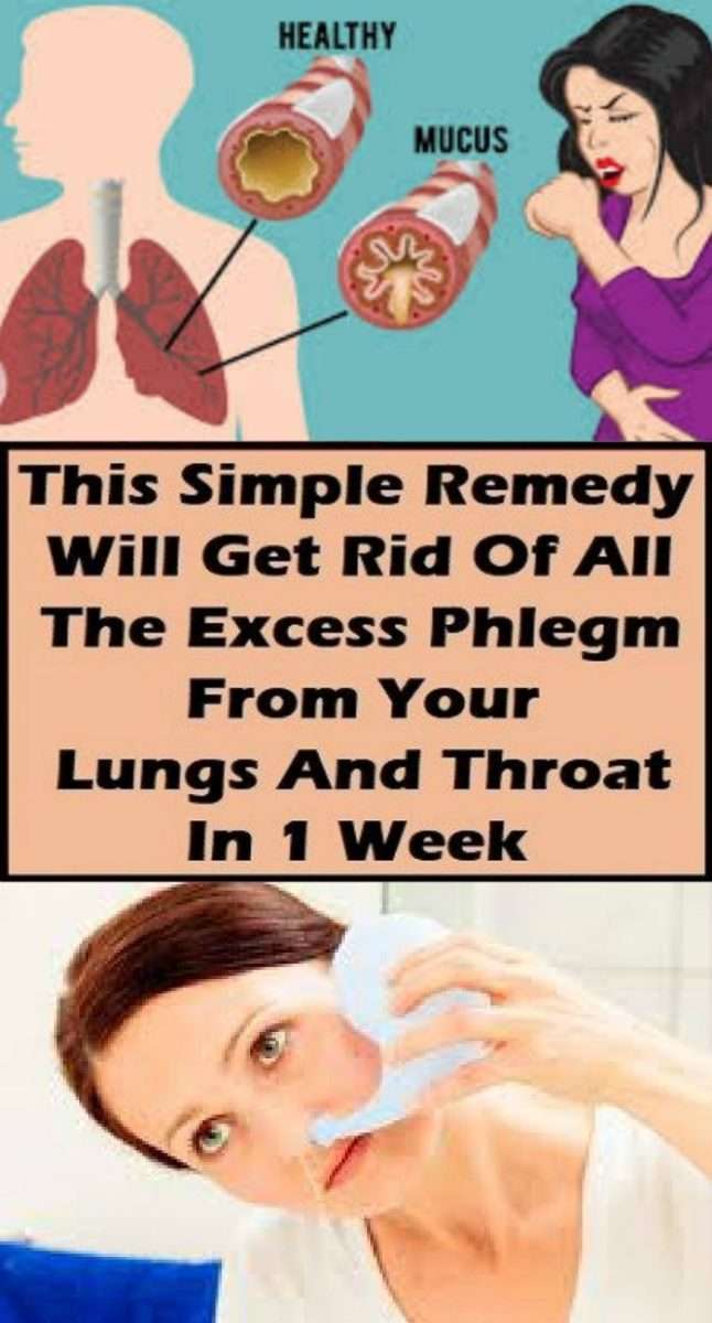 This Simple Remedy Will Help to get rid of phlegm and mucus