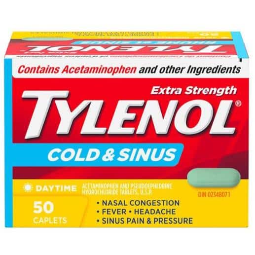 Tylenol Cold &  Sinus Extra Strength â Mednow.ca