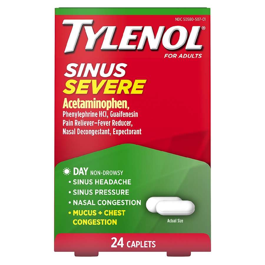 TYLENOL Sinus Congestion &  Pain Severe Caplets