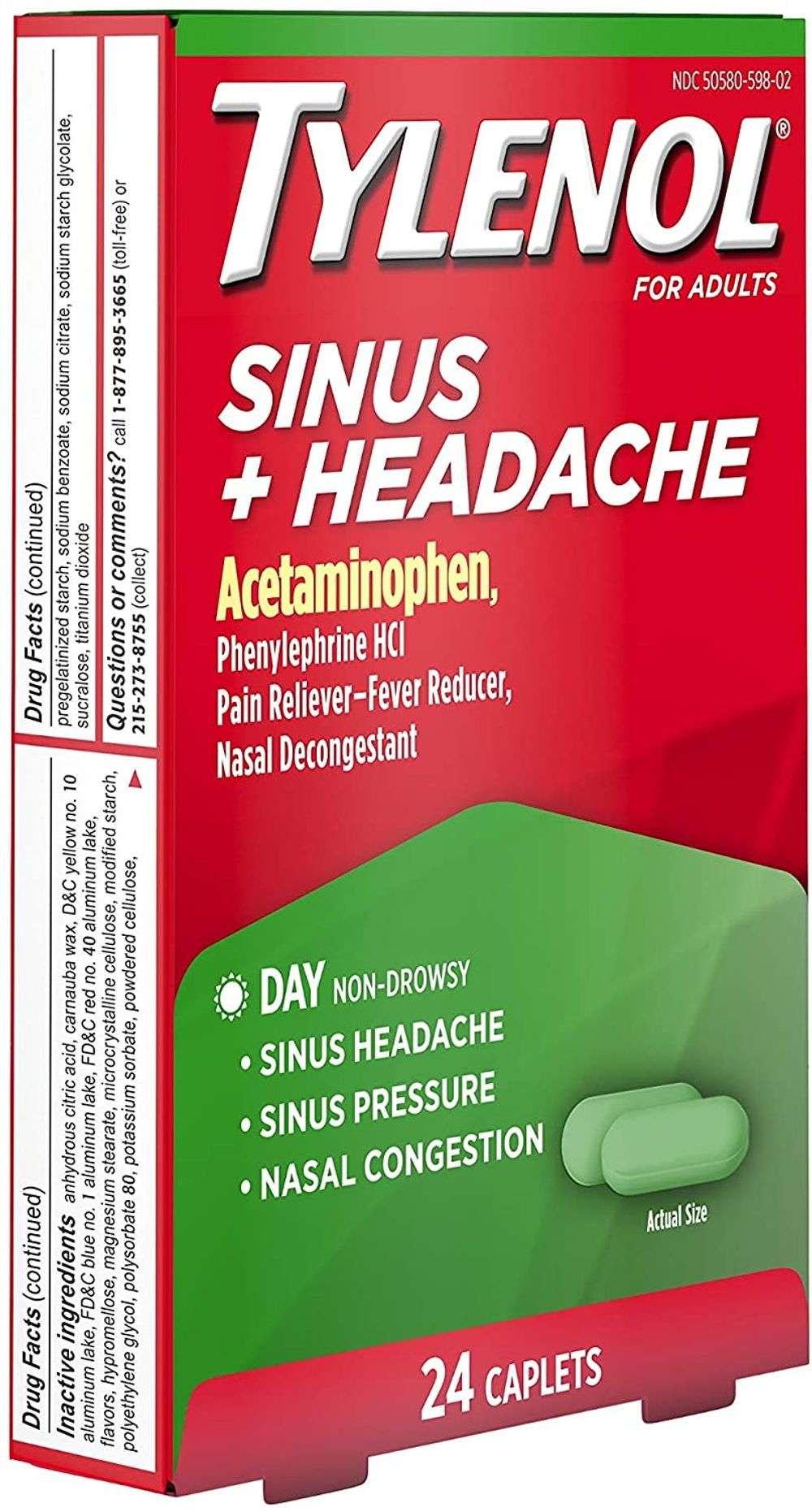 Tylenol Sinus + Headache Non