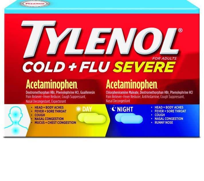 TYLENOLÂ® Cold and Flu Severe Day/Night Caplets