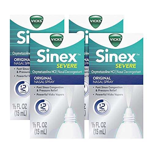 Vicks Sinex Severe Original Sinus Nasal Spray Decongestant ...